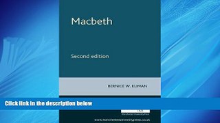 Enjoyed Read Macbeth: Second edition (Shakespeare in Performance MUP)