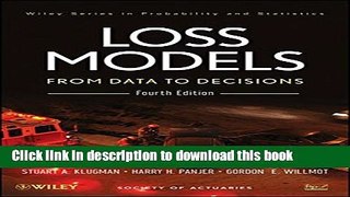 [Popular] Loss Models: From Data to Decisions Hardcover Free