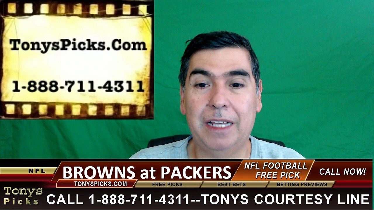 Green Bay Packers vs. Cleveland Browns Free Pick Prediction NFL Pro Football Odds Preview 8-12-2016