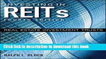[Popular] Investing in REITs: Real Estate Investment Trusts (Bloomberg) Hardcover Free