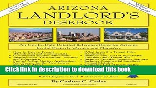 [Popular] Arizona Landlord s Deskbook Paperback Free