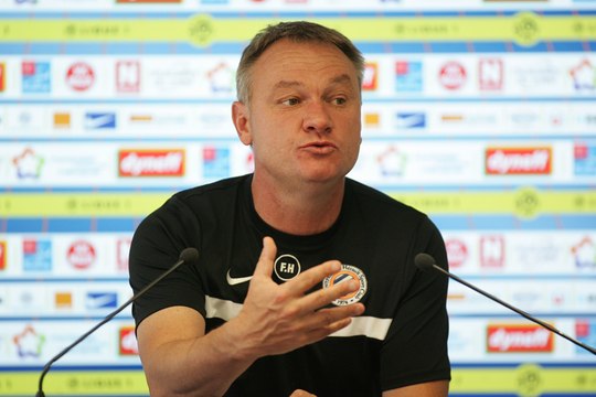 Frédéric Hantz avant MHSC vs SCO Angers (1ère journée L1)