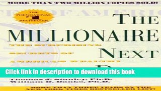 [Popular] The Millionaire Next Door Hardcover Collection