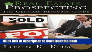 [Popular] Real Estate Prospecting: The Ultimate Resource Guide Hardcover Online