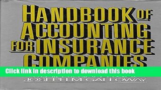 [Popular] Handbook of Accounting for Insurance Companies Kindle Collection