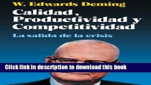 [Download] Calidad, Productividad Y Competitividad (Spanish Edition) Kindle Online
