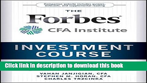 [Popular] The Forbes / CFA Institute Investment Course: Timeless Principles for Building Wealth