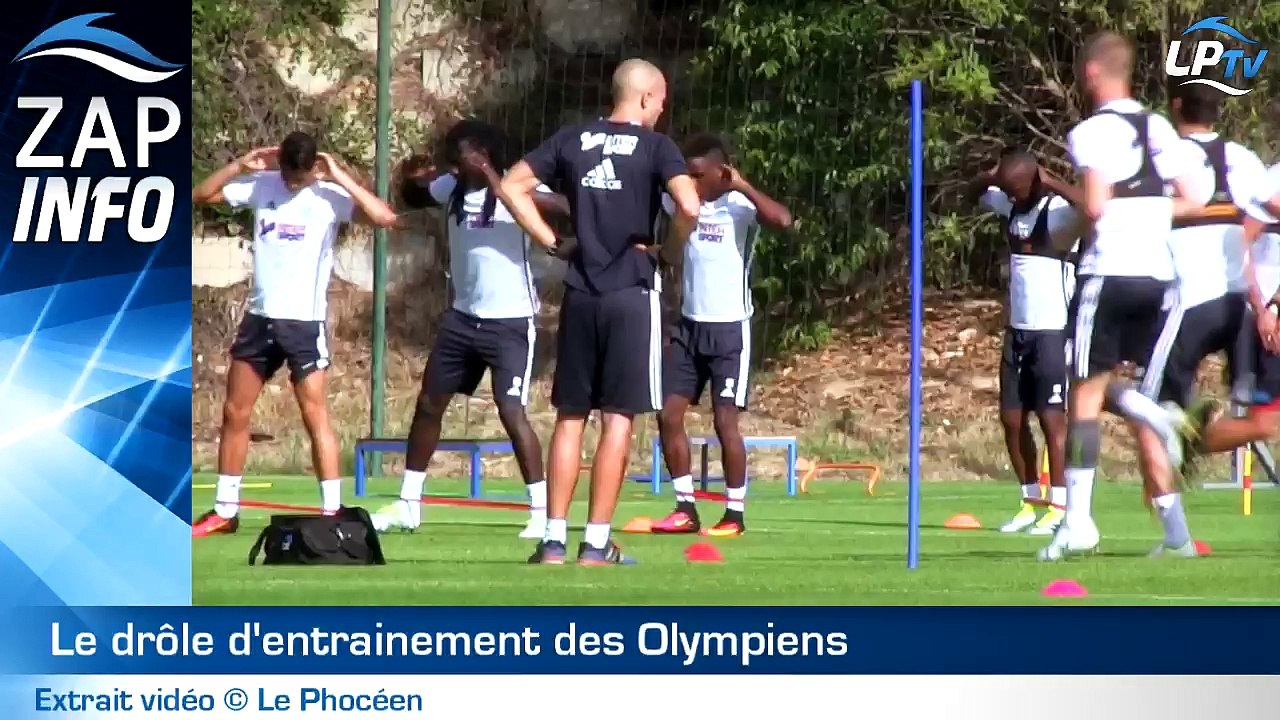 Zap : le drôle d'entrainement des Olympiens