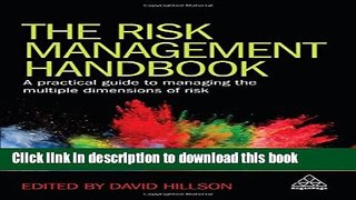 [Popular] The Risk Management Handbook: A Practical Guide to Managing the Multiple Dimensions of