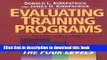 [Popular] Evaluating Training Programs: The Four Levels Kindle Free