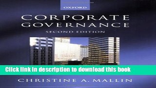 Books Corporate Governance Free Online