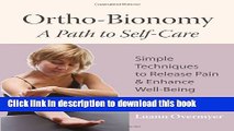 [Download] Ortho-Bionomy: A Path to Self-Care Paperback Collection