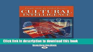 Ebook Cultural Intelligence: People Skills for Global Business (Easyread Large Edition) Full Online