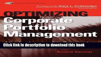 Books Optimizing Corporate Portfolio Management: Aligning Investment Proposals with Organizational