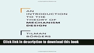[Popular] An Introduction to the Theory of Mechanism Design Hardcover Online