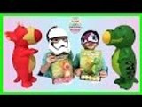 T-Rex Popper and Triceratops Popper Dinosaur Poppers Dino Shooting Balls | Liam and Taylor's Corner