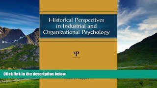 READ FREE FULL  Historical Perspectives in Industrial and Organizational Psychology (Applied