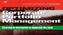 Books Optimizing Corporate Portfolio Management: Aligning Investment Proposals with Organizational