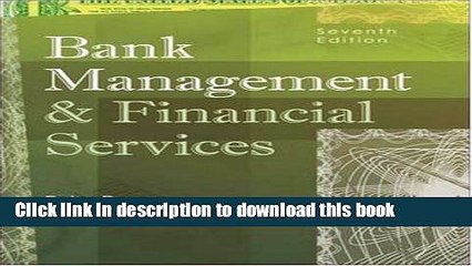 Ebook Bank Management and Financial Services with S P bind-in card Full Online