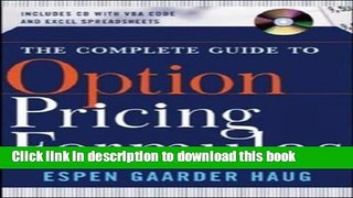 [Popular] The Complete Guide to Option Pricing Formulas Paperback Collection