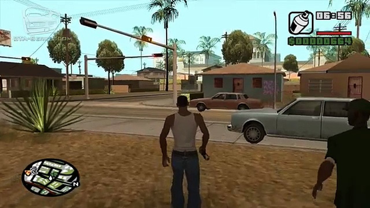 GTA San Andreas - Walkthrough - Mission #3 - Tagging up Turf (HD) - All Rounder