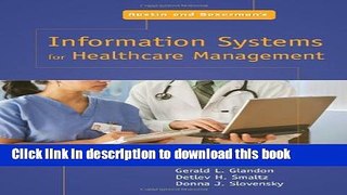 Ebook Austin and Boxerman s Information Systems For Healthcare Management, Seventh Edition Full