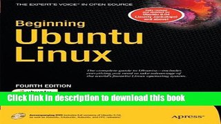 Books Beginning Ubuntu Linux, Fourth Edition Free Online