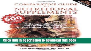[Popular Books] Comparative Guide to Nutritional Supplements Full Online