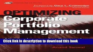 Books Optimizing Corporate Portfolio Management: Aligning Investment Proposals with Organizational