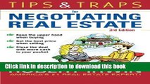 [Popular] Tips   Traps for Negotiating Real Estate, Third Edition Paperback Collection