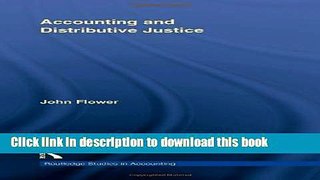 Ebook Accounting and Distributive Justice Full Download