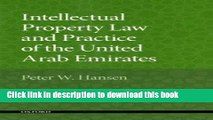 Books Intellectual Property of the United Arab Emirates: Law and Practice Free Online