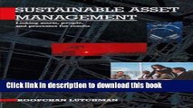[Popular] Sustainable Asset Management: Linking Assets, People, and Processes for Results
