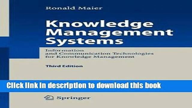 Books Knowledge Management Systems: Information and Communication Technologies for Knowledge