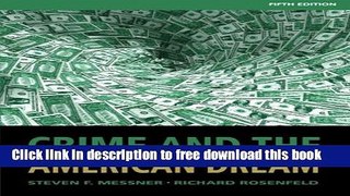 [Download] Crime and the American Dream, 5th Edition Kindle Free