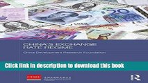 Books China s Exchange Rate Regime Free Online
