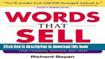 [Popular] Words that Sell, Revised and Expanded Edition: The Thesaurus to Help You Promote Your