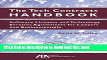 [Popular] The Tech Contracts Handbook: Software Licenses and Technology Services Agreements for