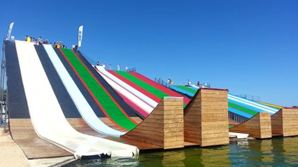 Drop in water jump - Vivonne - août 2016