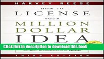 [Popular] How to License Your Million Dollar Idea: Cash In On Your Inventions, New Product Ideas,