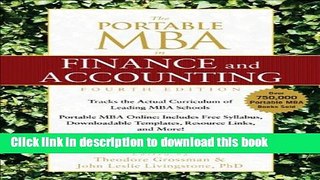[Popular] The Portable MBA in Finance and Accounting Hardcover Collection