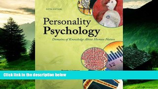READ FREE FULL  Personality Psychology: Domains of Knowledge About Human Nature  READ Ebook