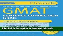 [Popular] GMAT Sentence Correction Grail: 3rd Edition Hardcover Free