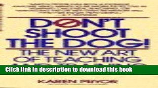 [Popular] Don t Shoot the Dog Hardcover Online