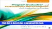 [Popular] Program Evaluation And Performance Measurement Kindle Online