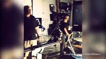 Katherine Webb-McCarron steam up her commercial shoot