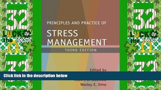 Big Deals  Principles and Practice of Stress Management, Third Edition  Best Seller Books Best