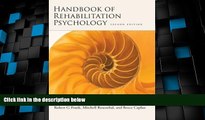Big Deals  Handbook of Rehabilitation Psychology  Best Seller Books Best Seller