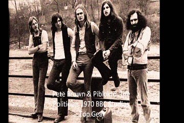 Pete Brown & Piblokto "The Politician" 1970 London  BBC Studios Top Gear