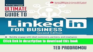 [Popular] Ultimate Guide to LinkedIn for Business (Ultimate Series) Kindle Free